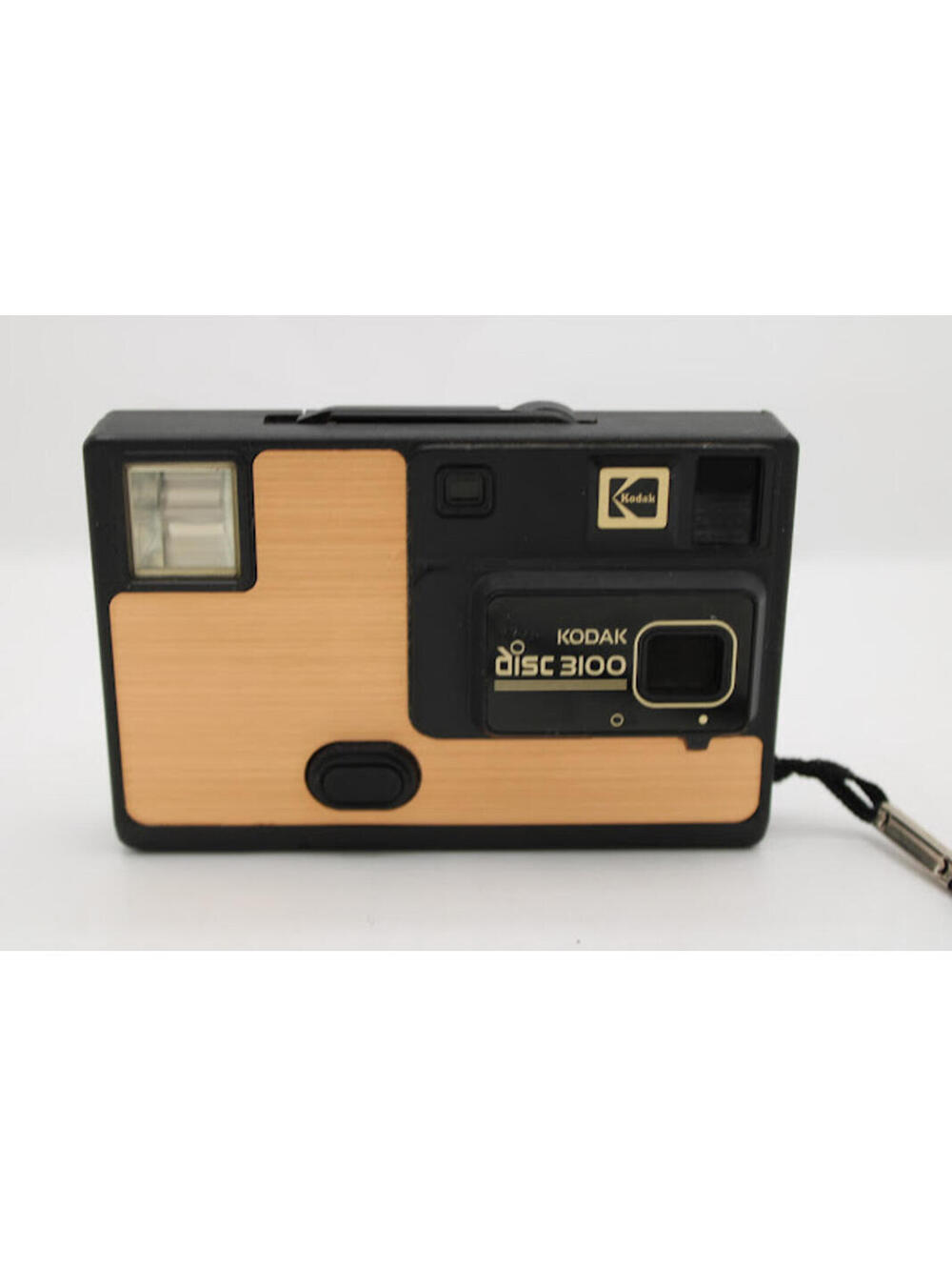 Vintage 1980's Kodak Disc 3100 Black/Gold Disc Camera Made In USA-Untested